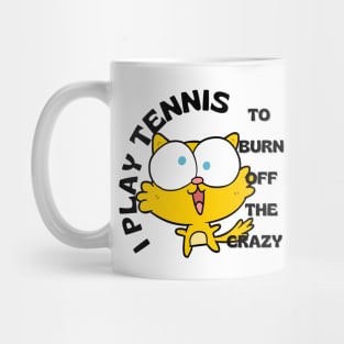 US Open Play Tennis To Burn Off The Crazy Mug